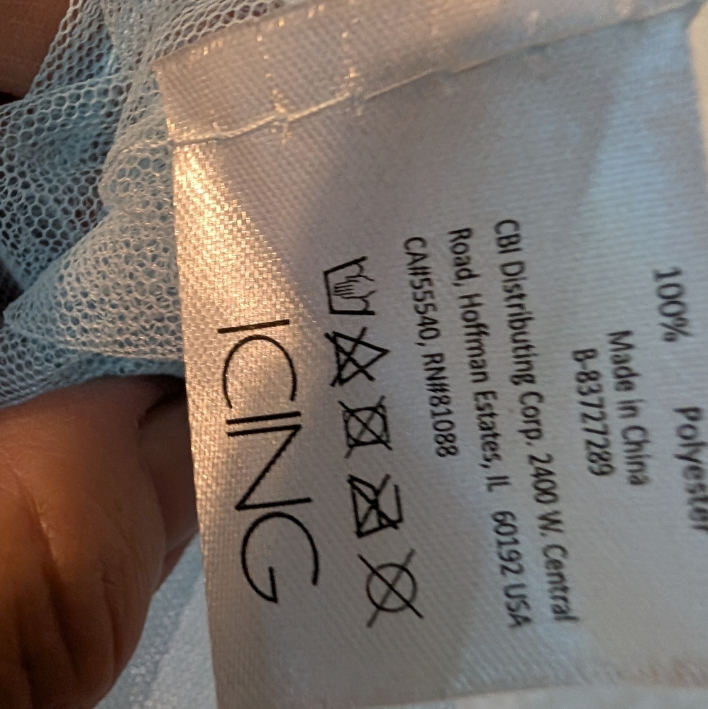 Sheer Blue‎ Cover Up One Size ICING NWT DRESS - Picture 12 of 12
